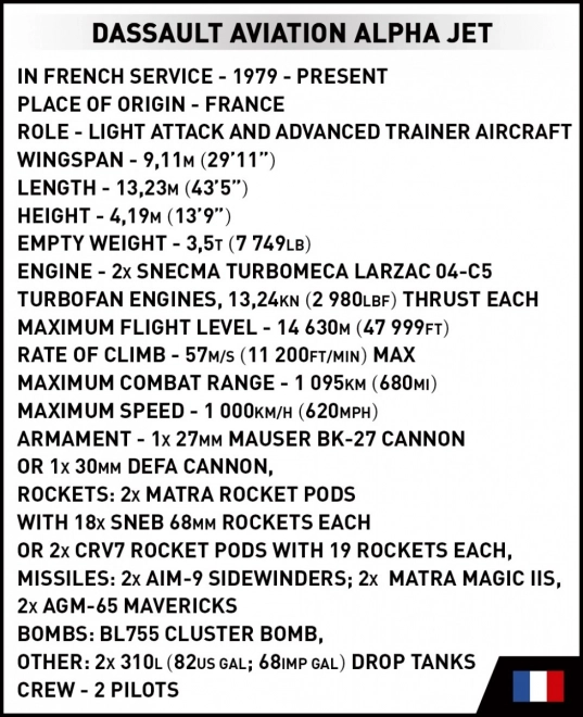 Cacciabombardiere Alpha Jet Armee de l'Air Francese