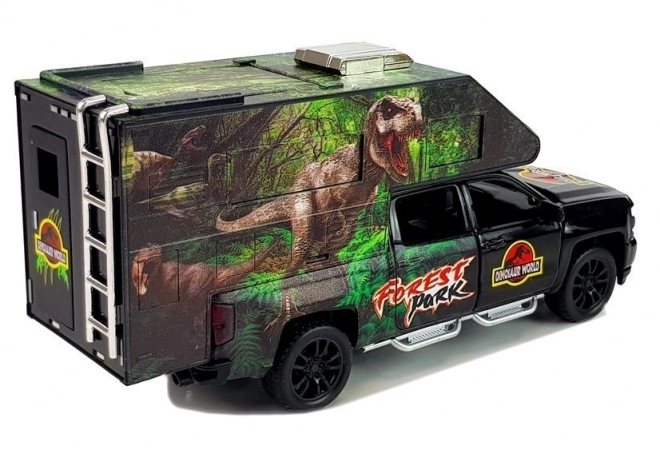 Camper con Dinosauri Nero