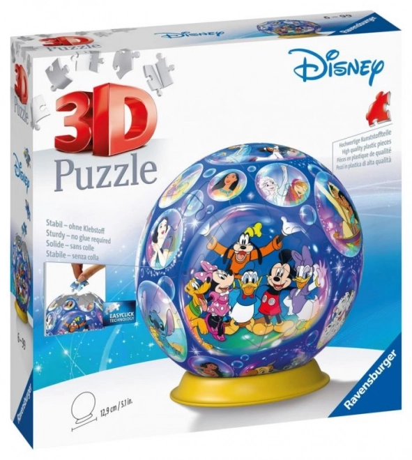 Puzzle Ball Disney 3D 72 Pezzi