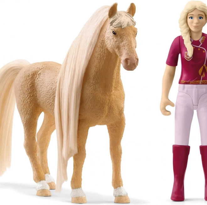 Stazione girevole per la cura dei cavalli Schleich Horse Club Sofia's Beauties
