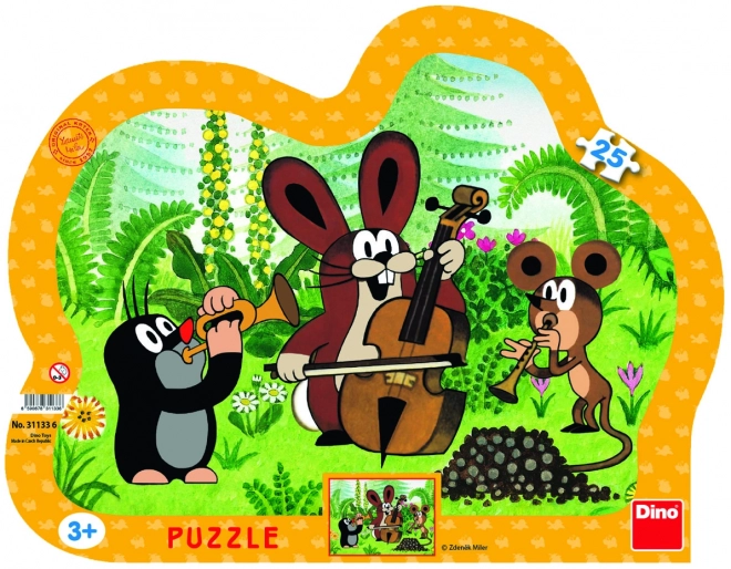 Puzzle Krtek con 25 Pezzi