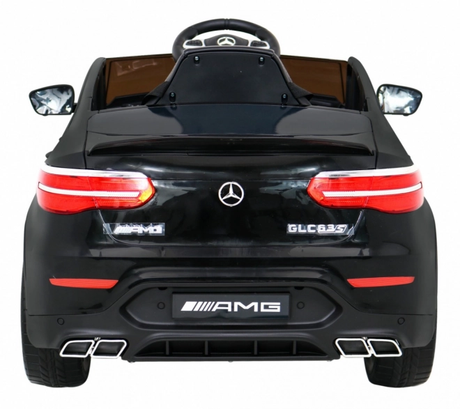 Mercedes Benz GLC63S per bambini nero + telecomando + trazione 4x4 + MP3 LED + EVA + avviamento lento