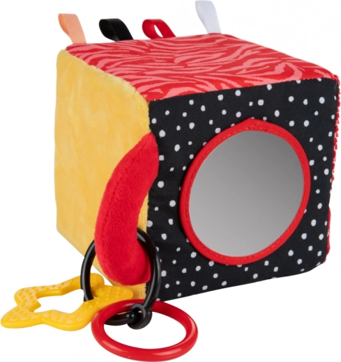 Divertimento multisensoriale: fruscio, specchietto e sonaglio