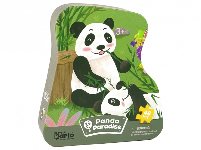 Puzzle Foresta Di Bambù Panda