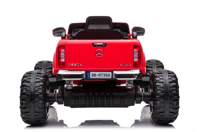 Auto elettrico per bambini Mercedes rosso 4x4