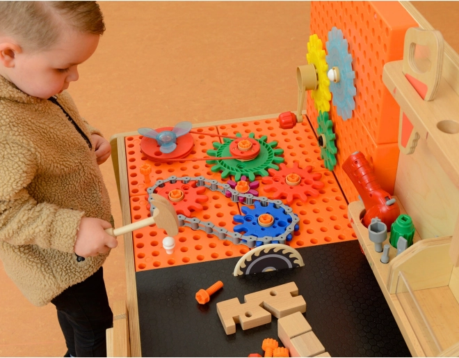 Masterkidz Set di Accessori per il Banco da Lavoro STEM 111 pezzi