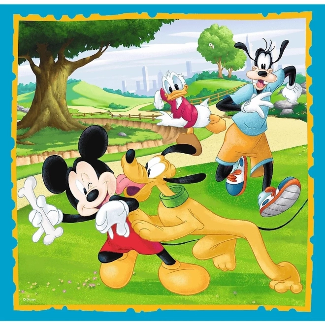 Puzzle TREFL Topolino e Amici 3 in 1