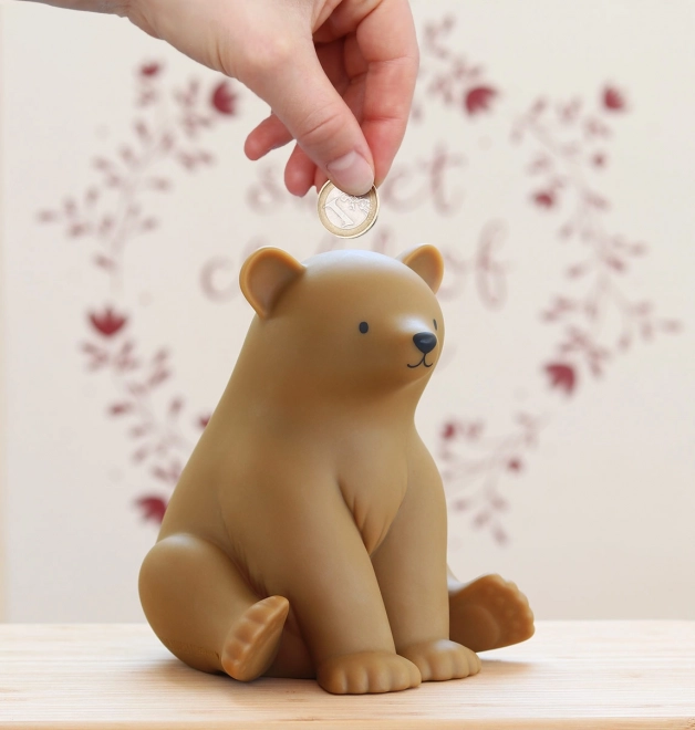 Salvadanaio Orso Marrone