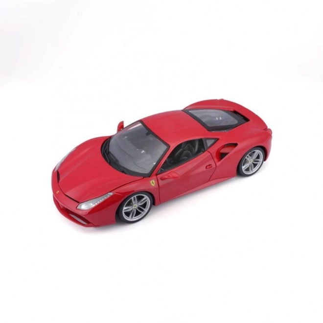 Ferrari 488 GTB modello in scala Bburago rosso