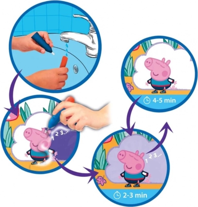 Puzzle Magico d'Acqua Peppa Pig 15 Pezzi