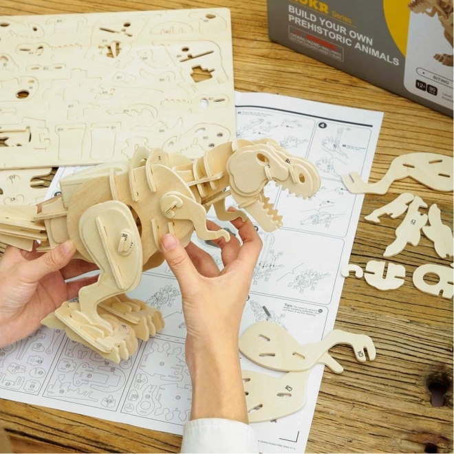 Puzzle 3D dinosauro T-Rex robotico