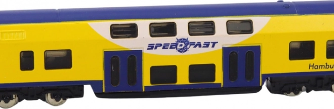Iconica livrea giallo‑blu