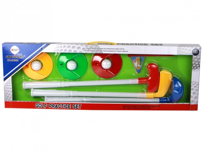 Set mini golf per bambini con mazze 12 pezzi