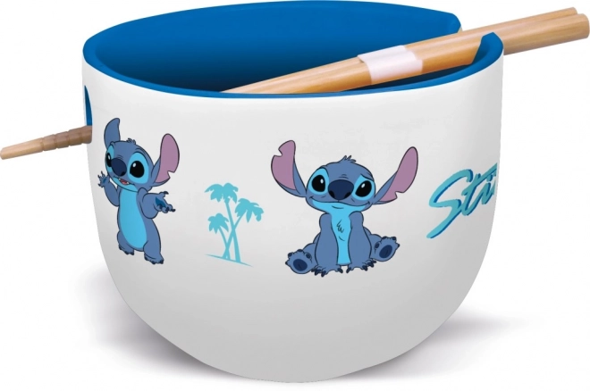 Set regalo ciotola e bacchette Stitch Ramen