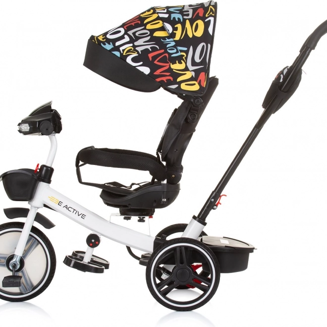 Triciclo con tettoia 2 in 1 Be Active Love