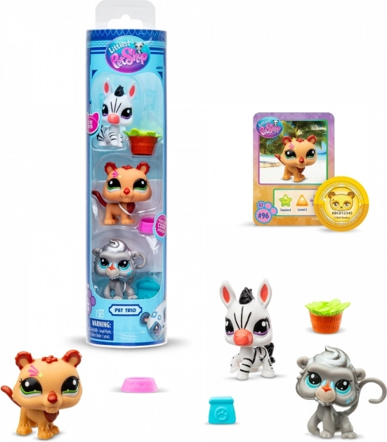 Figurine Littlest Pet Shop Tuba 3-pak