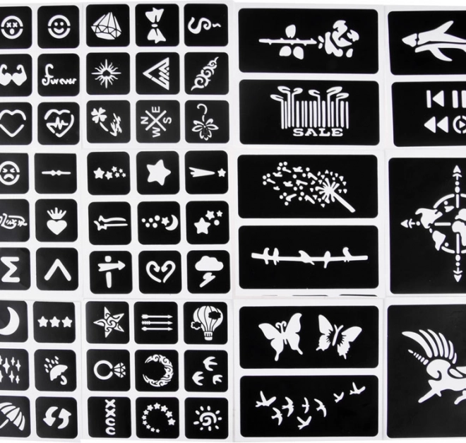 Vasta selezione di stencil per ogni idea