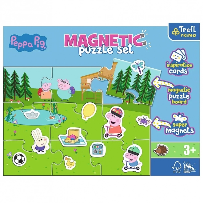 Set magnetico puzzle Peppa Pig