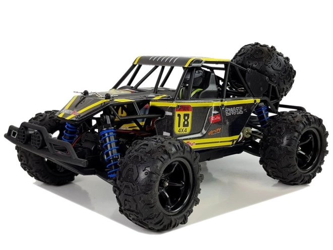 Auto buggy fuoristrada telecomandato 1:18 giallo ENOZE