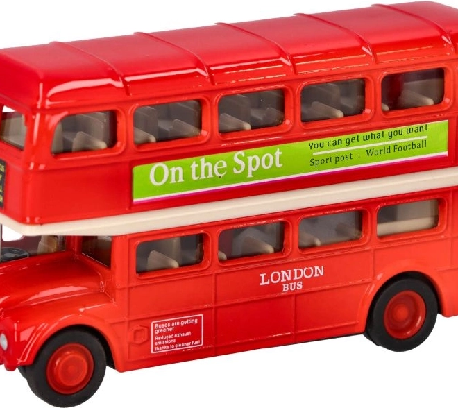 Dettagli realistici del leggendario double-decker