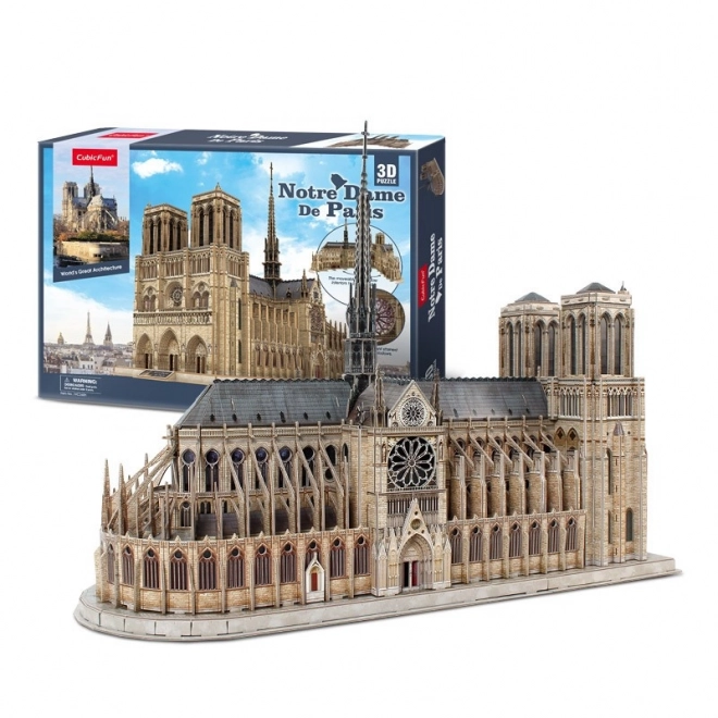 Puzzle 3D CubicFun Katedrale Notre-Dame