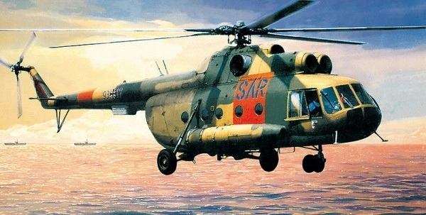 Modello Elicottero Mil Mi-8 SAR 1:72