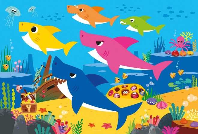 Puzzle cornice 30 pezzi Baby Shark