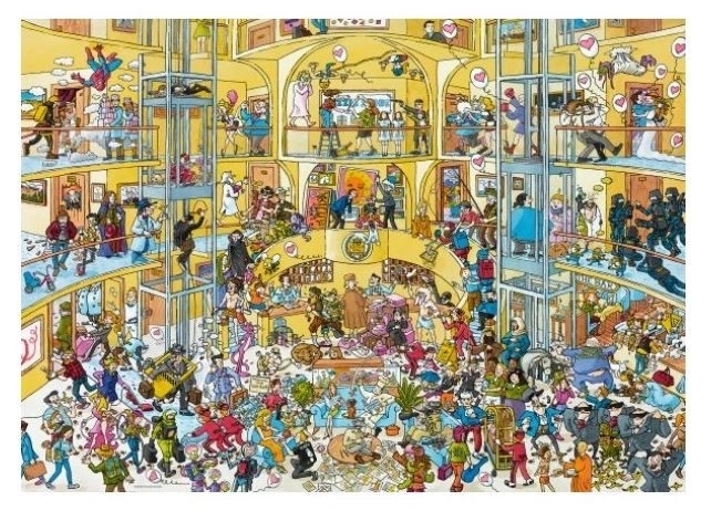 Puzzle La Vita in Hotel 1000 pezzi