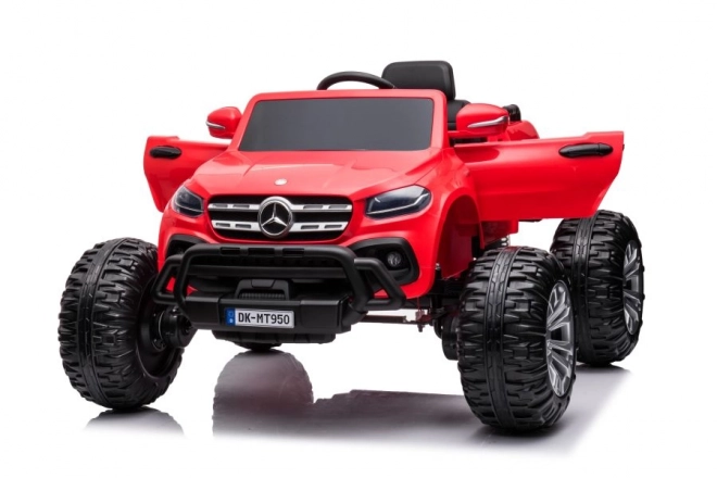 Auto elettrico per bambini Mercedes rosso 4x4