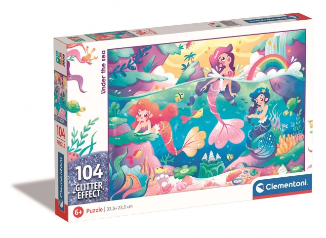 Puzzle scintillante sotto il mare 104 pezzi