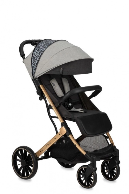 Passeggino sportivo MoMi Estelle Dakar leopard grigio