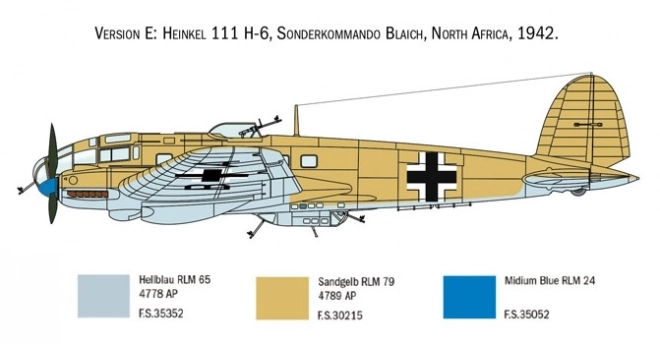 Modello in plastica Heinkel He 111H Battaglia d'Inghilterra 80° Anniversario