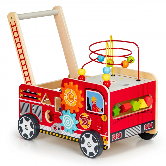 Camioncino dei pompieri in legno ECOTOYS