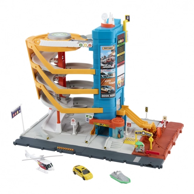 Matchbox action drivers centro di trasporto avventure reali