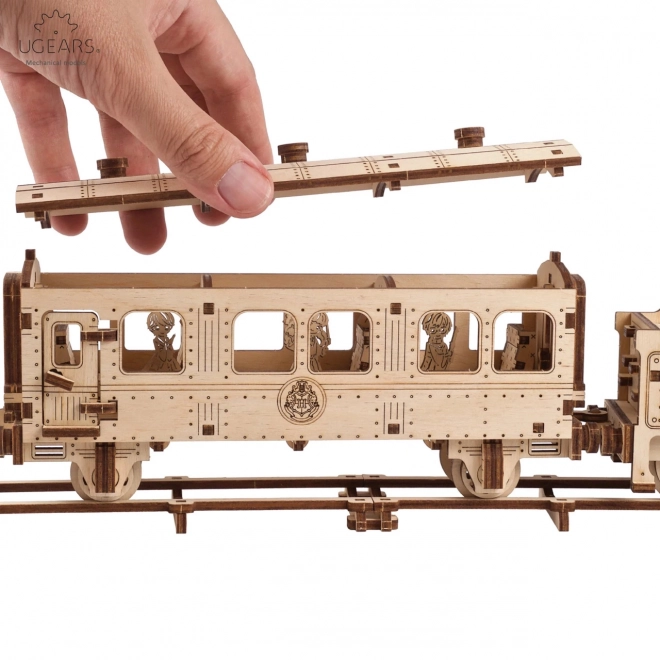 Puzzle Meccanico in Legno 3D Treno di Hogwarts Harry Potter