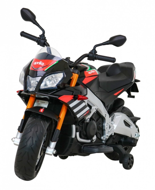 Moto a batteria per bambini Aprilia Tuono V4 nero