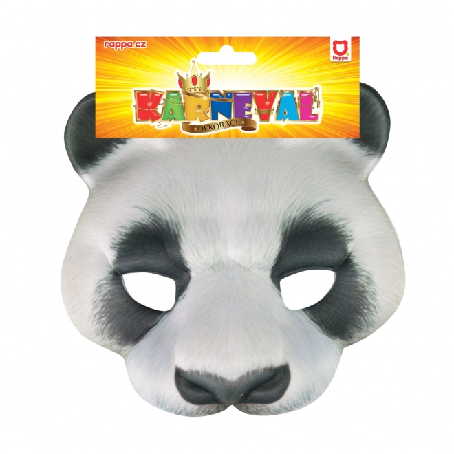 maschera panda per bambini