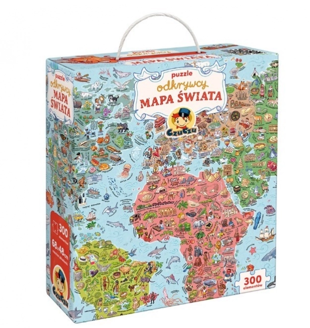 Puzzle degli esploratori - Mappa del mondo