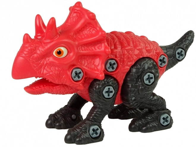 Set dinosauro triceratopo con uovo fai-da-te cacciavite