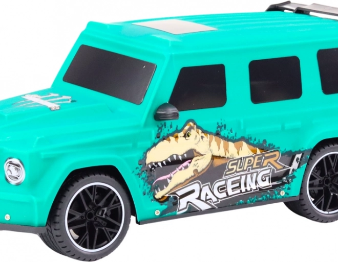 Design da corsa con dinosauro