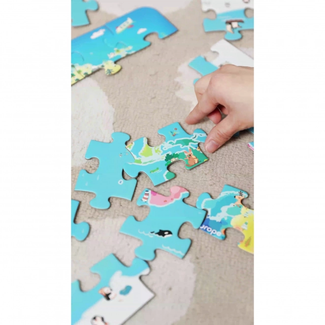 Puzzle Mappa del Mondo Classic World