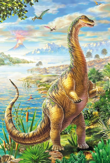 Puzzle Avventura dei Dinosauri 3x48 pezzi