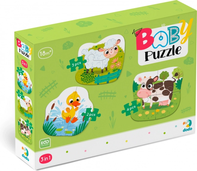 Puzzle Animali DODO per Bambini 3 in 1