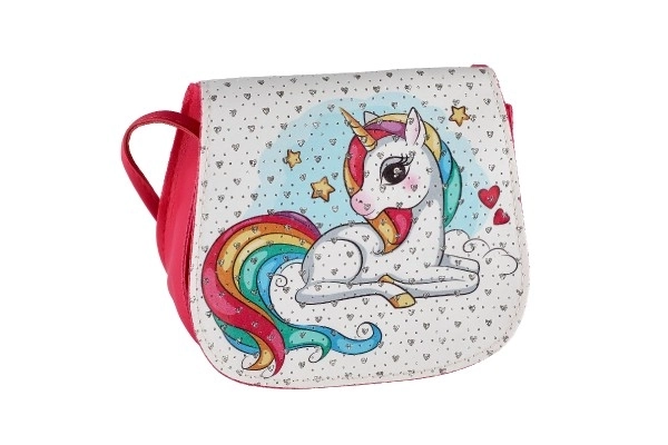 Borsa unicorno con pietre preziose