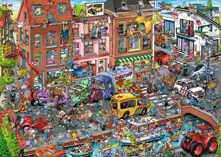 Puzzle Ravensburger Ray's Comic – età moderna, 1000 pezzi