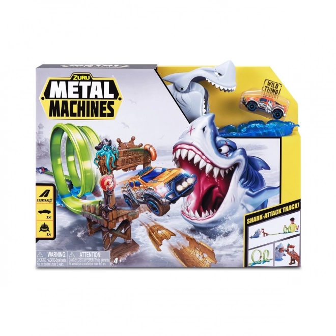 Set pista d'attacco dello squalo Metal Machines
