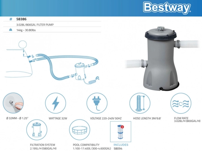 Pompa filtrante Bestway Flowclear per piscine