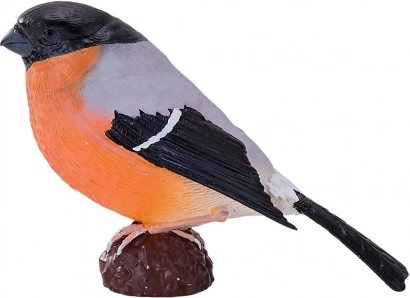 mojo figurina ciuffolotto – uccellino realistico in PVC senza ftalati