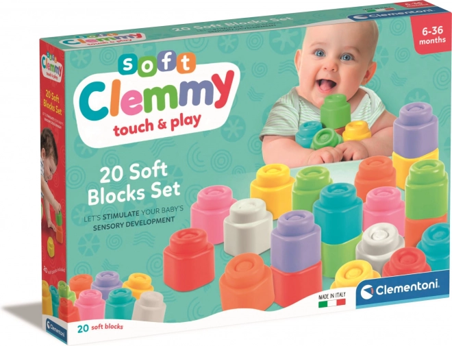 Set 20 Blocchi Morbidi Soft Clemmy