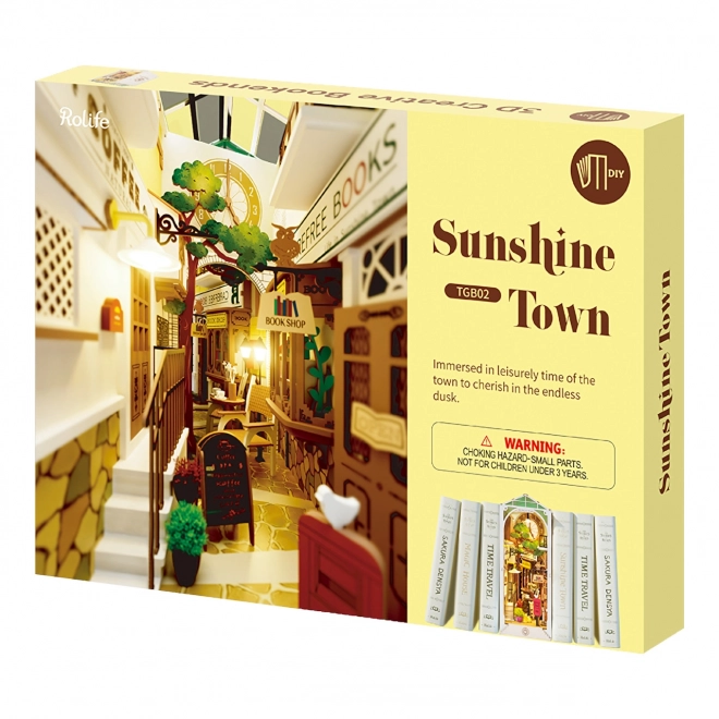 RoboTime Fermalibri Miniatura Casa Sunny Town